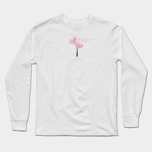 Valentine's Day heart love dandelion Long Sleeve T-Shirt